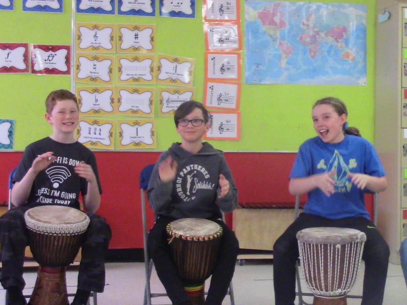 Projet percussions – École Hébert