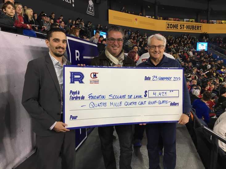 Merci! 4 424 $ pour les élèves lavallois.